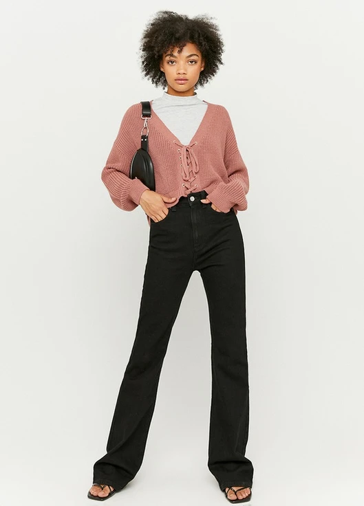 Джинси Skinny Jeans - WOVEN PREMIUM FLARE DENIM Tally Weijl - (228499674)