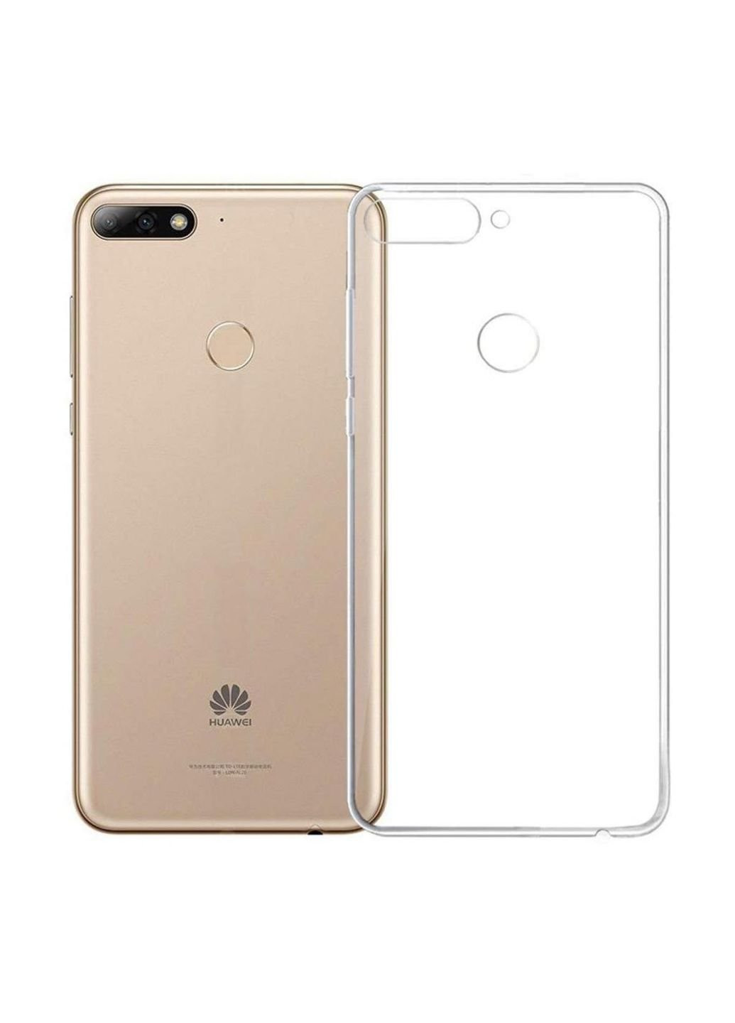 Чохол для мобільного телефону (смартфону) Laudtec для Huawei Y7 Prime 2018 Clear tpu (Transperent) (LC-YP2018) BeCover (201493166)