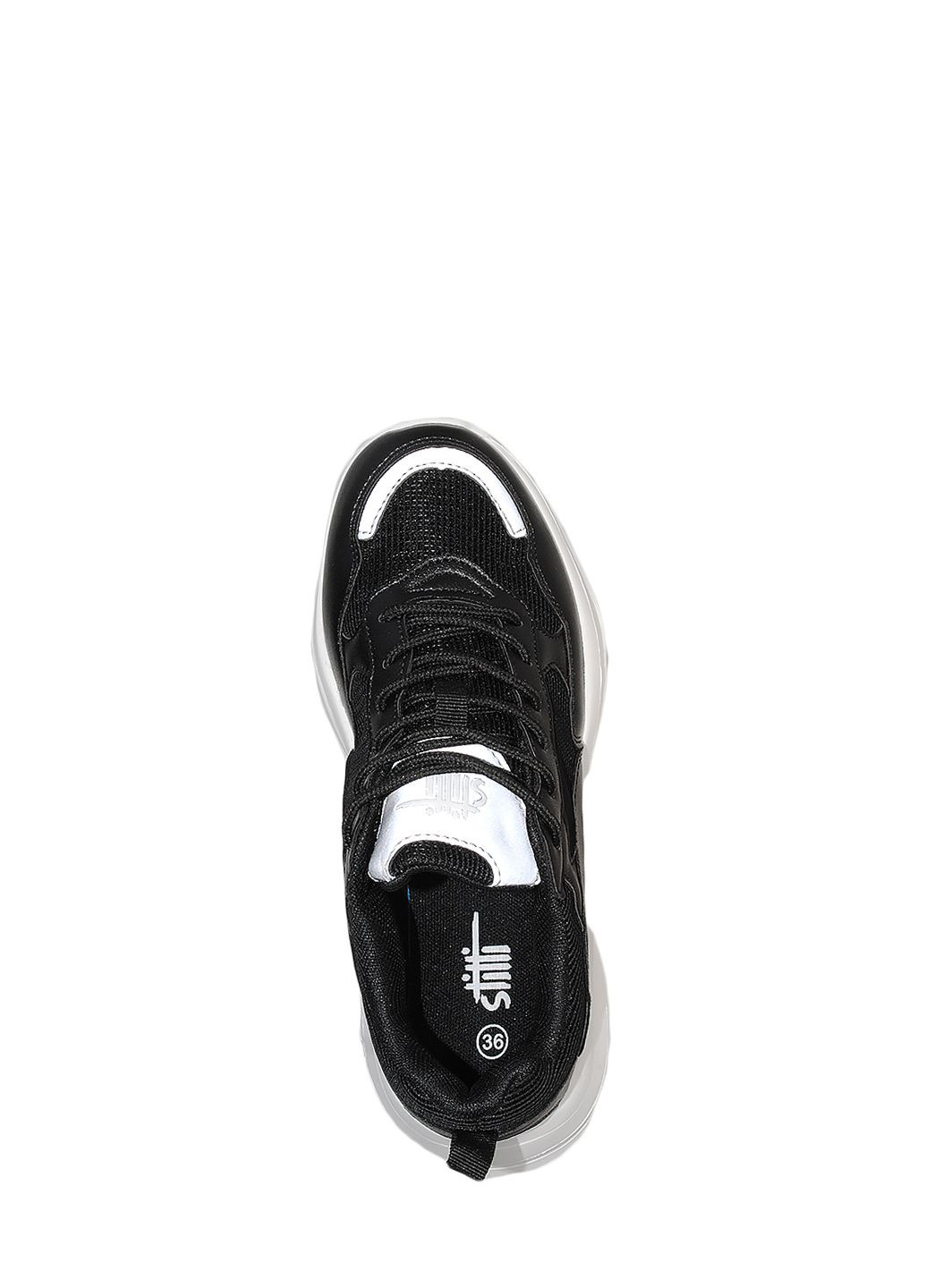 Черные демисезонные кроссовки st1800-8 black Stilli