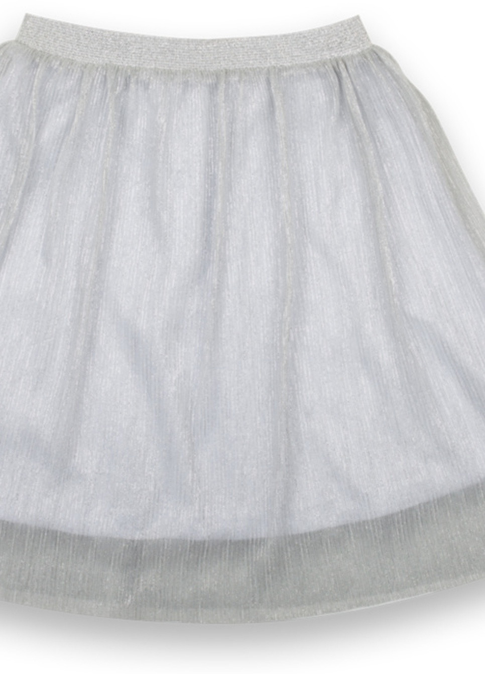 Белая кэжуал однотонная юбка Габби