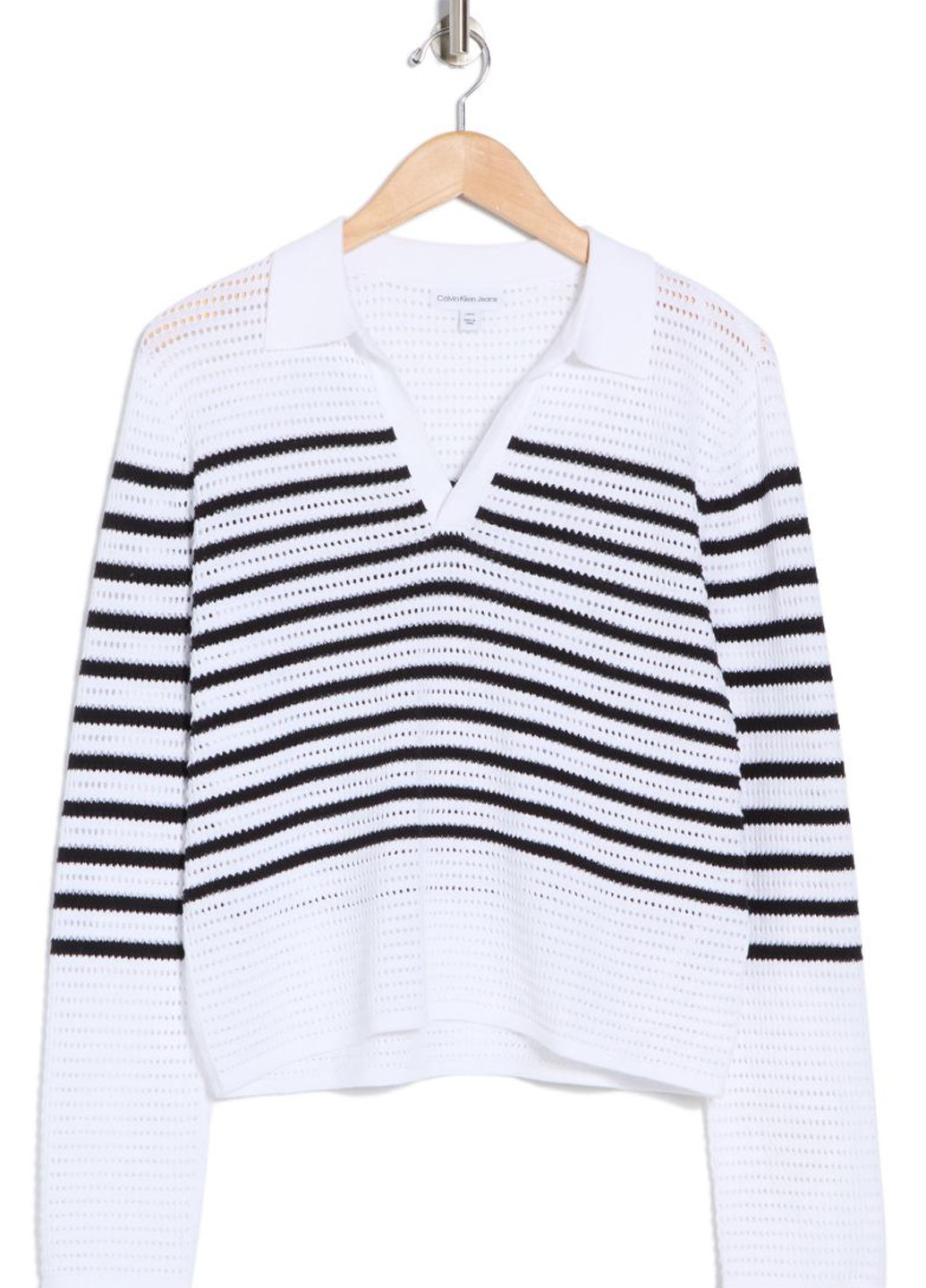 Белый демисезонный свитер Calvin Klein