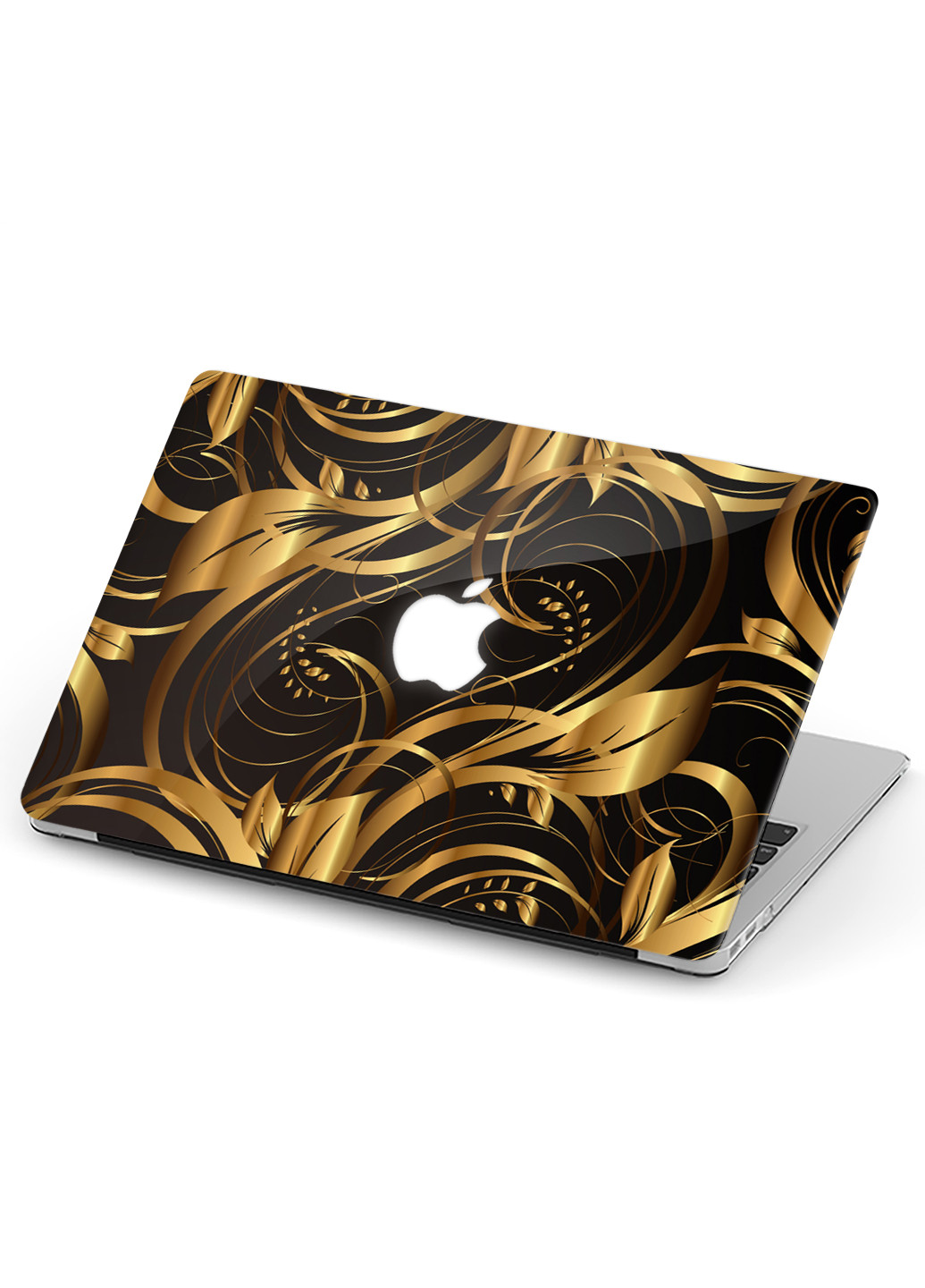 Чехол пластиковый для Apple MacBook Pro 13 A1278 Золотые вензеля (Golden monograms) (6347-2316) MobiPrint (218987384)