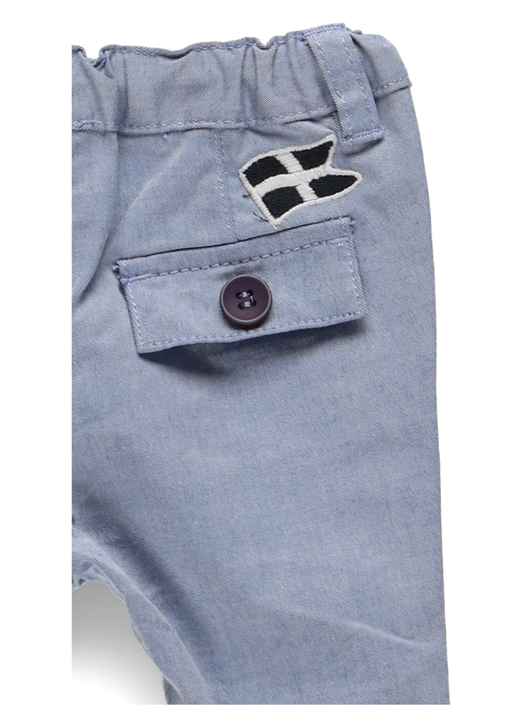 Голубые повседневный летние брюки прямые Chicco