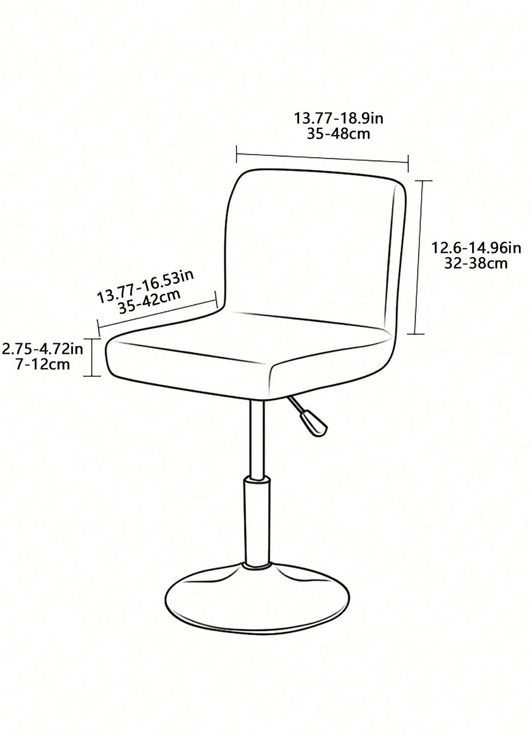 Чохол для стільця SHEIN (346790459)