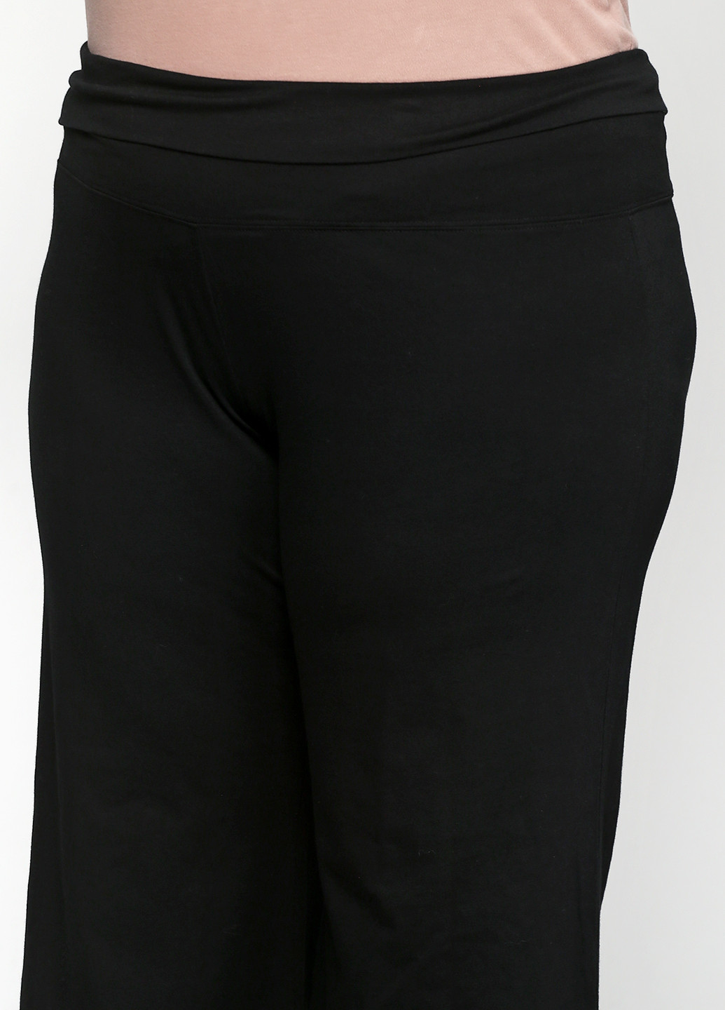 Черные кэжуал демисезонные прямые брюки Merona