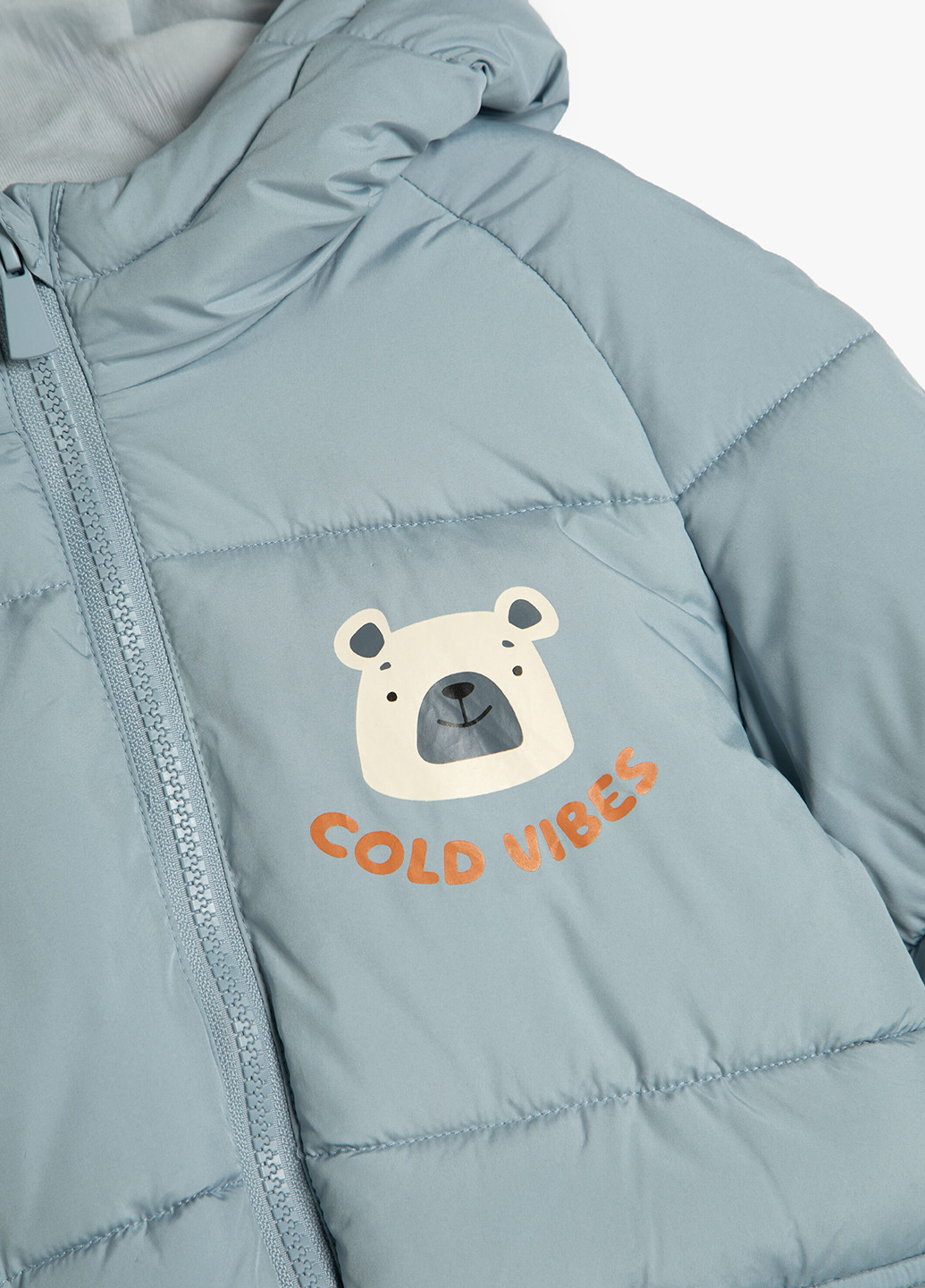 Блакитна демісезонна куртка KOTON