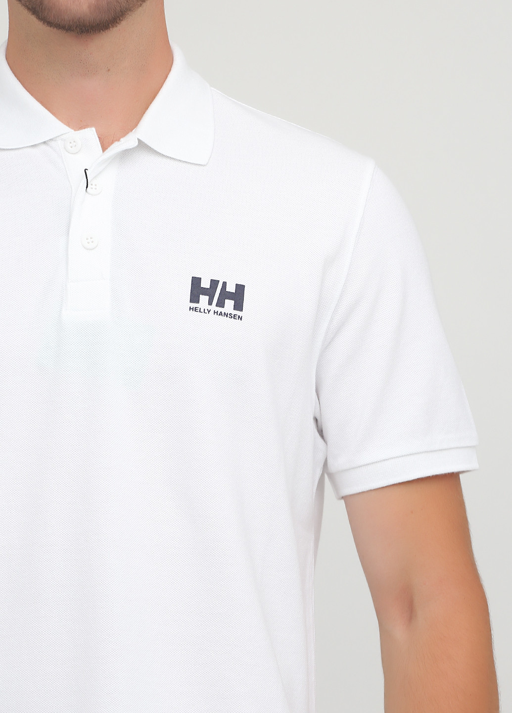 Белая футболка-футболка для мужчин Helly Hansen с логотипом