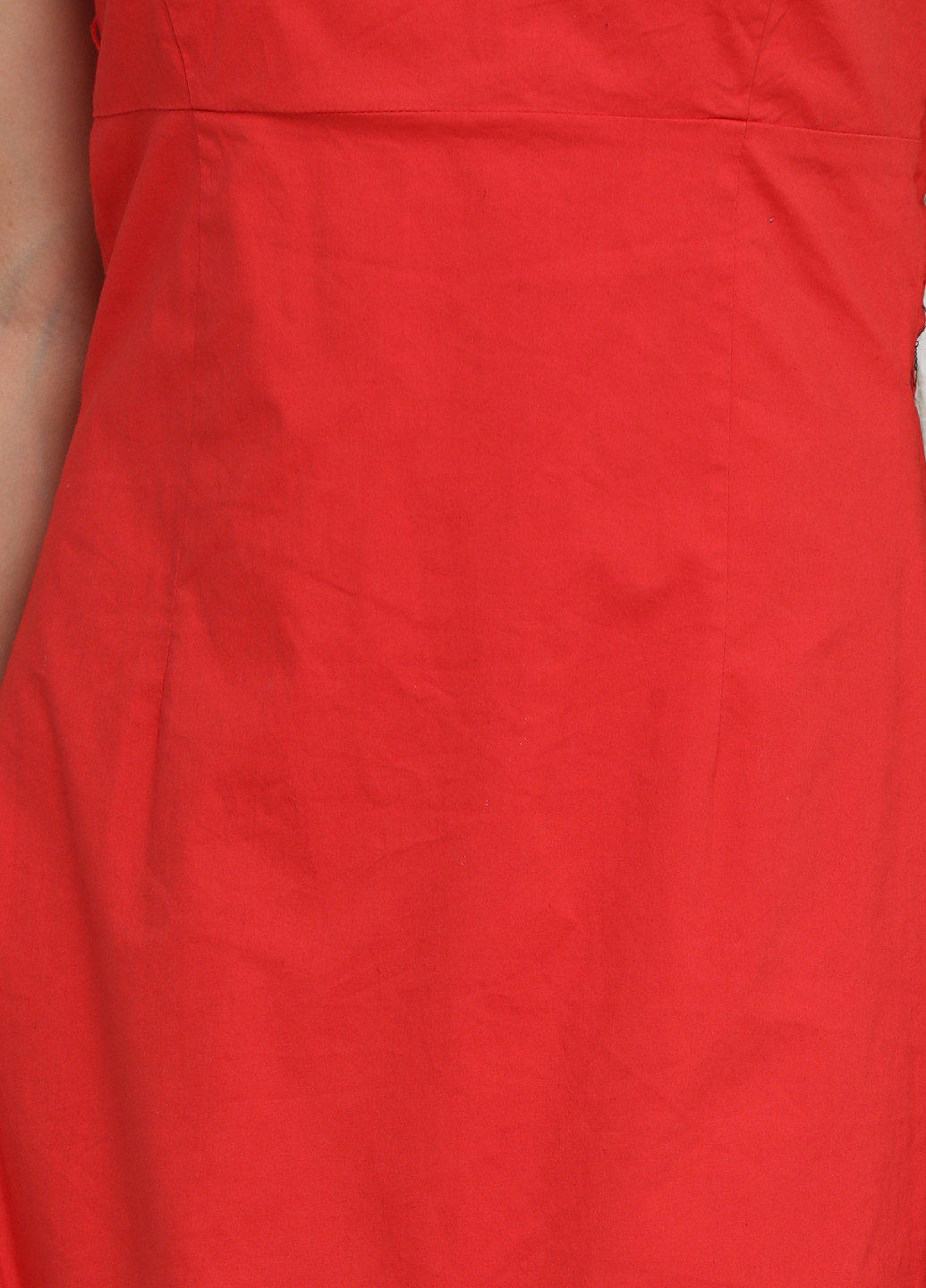 Красное кэжуал платье Pepe Jeans однотонное