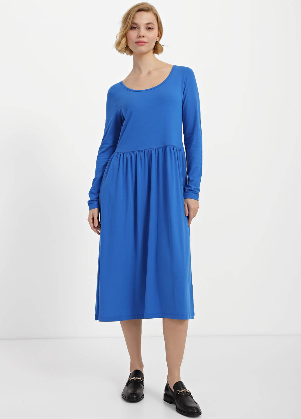 Синя кежуал сукня Marc O'Polo однотонна