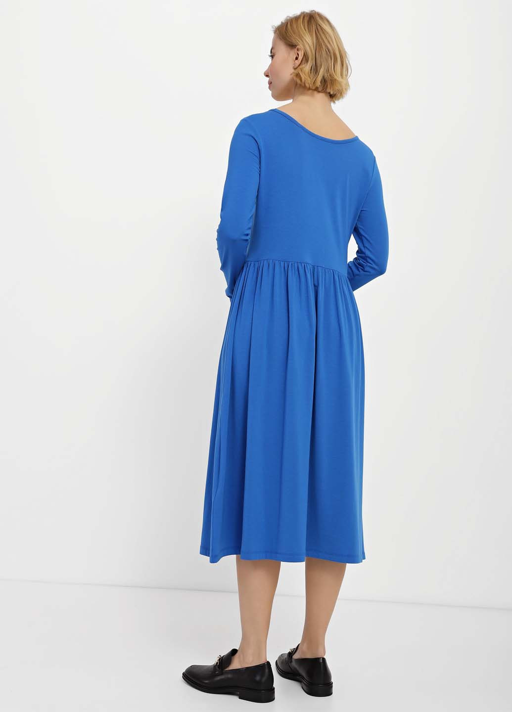 Синя кежуал сукня Marc O'Polo однотонна