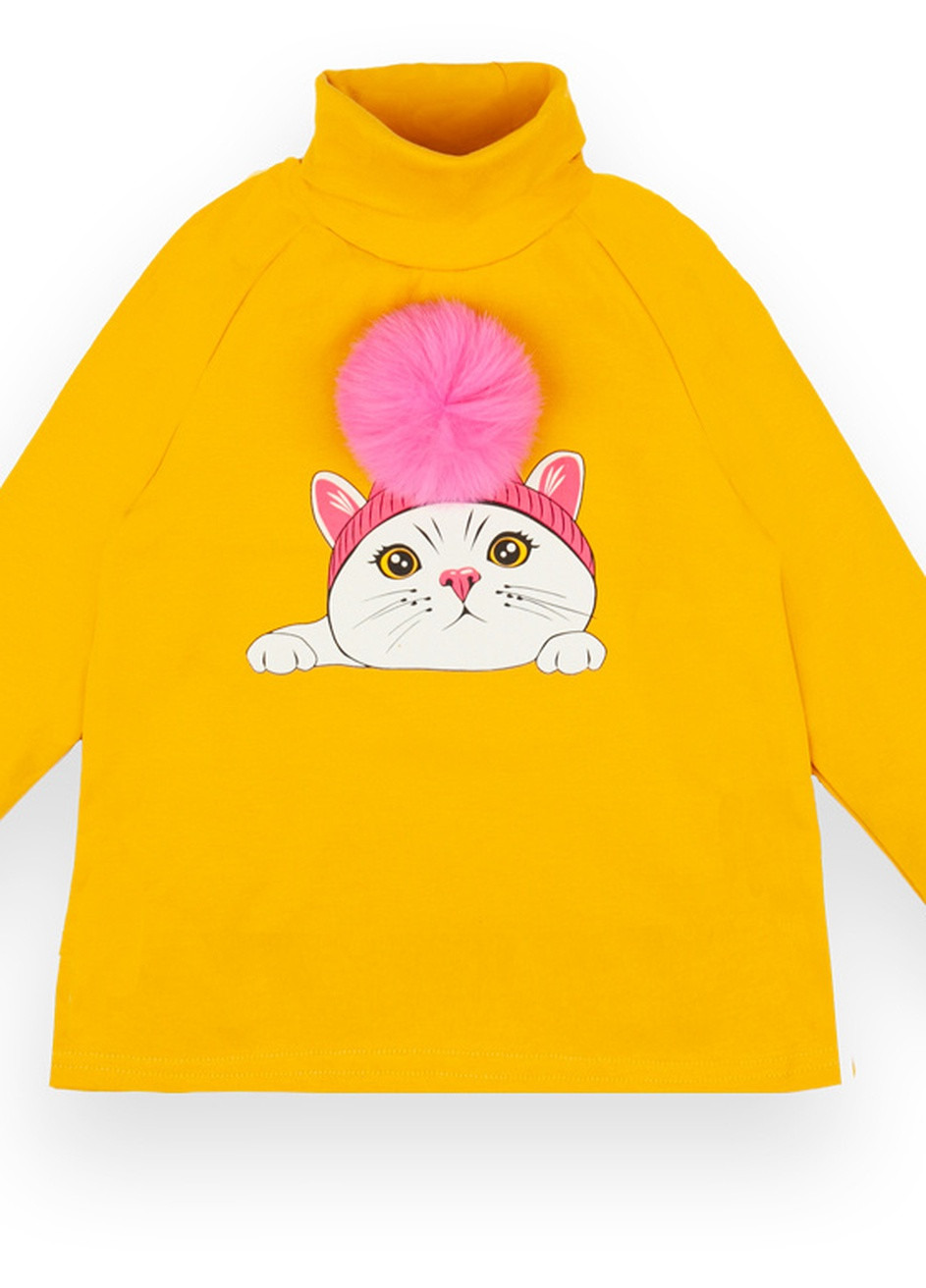 Помаранчевий демісезонний дитячий светр для дівчинки sv-21-74-1 Габби