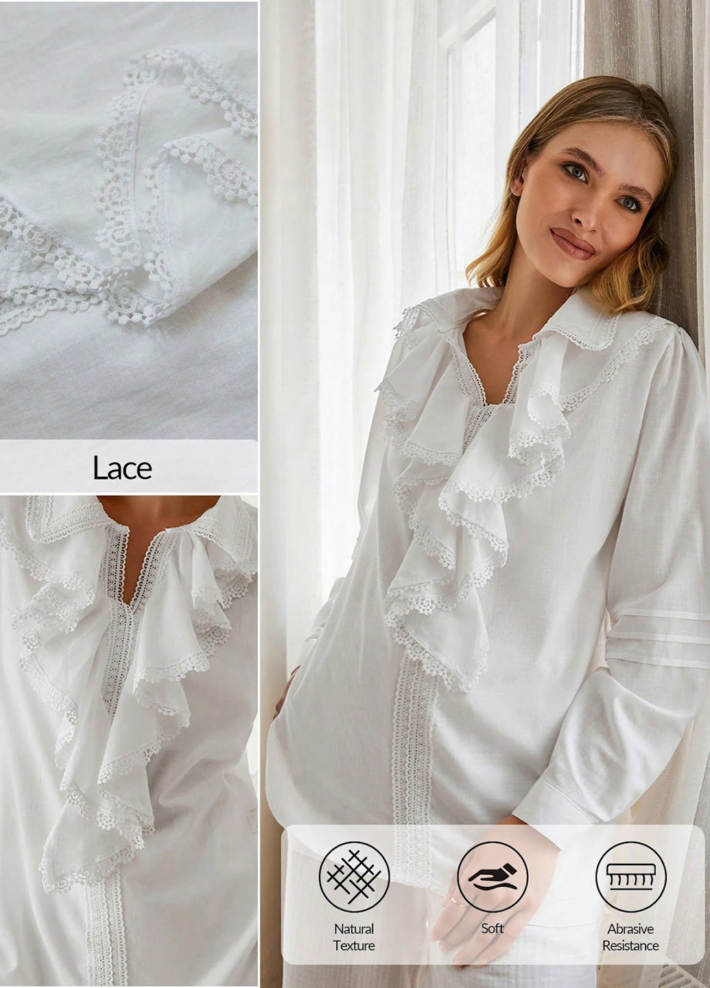 Белая блуза SHEIN