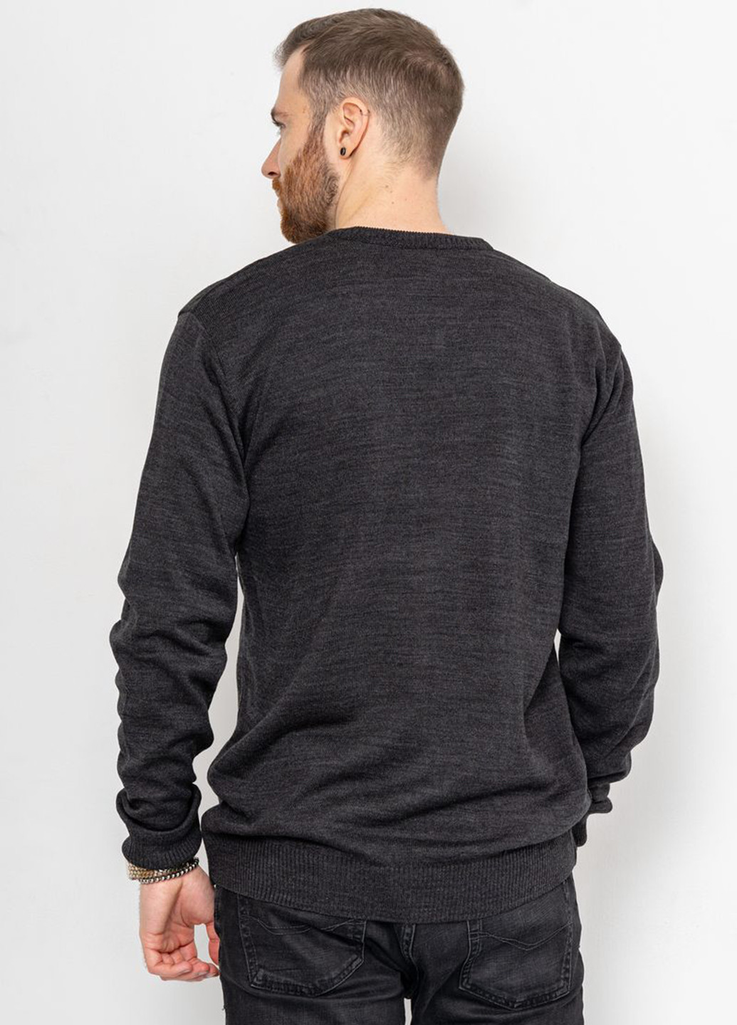 Темно-сірий демісезонний пуловер пуловер Ager