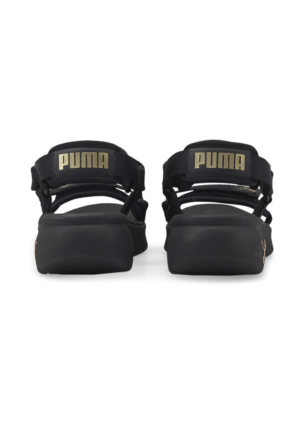 Сандалі Sporty Vola Women's Sandals Puma однотонний чорний спортивний