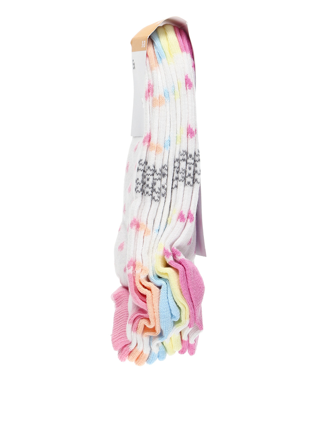 Білі шкарпетки (5 пар) C&A сердечка (296723886)