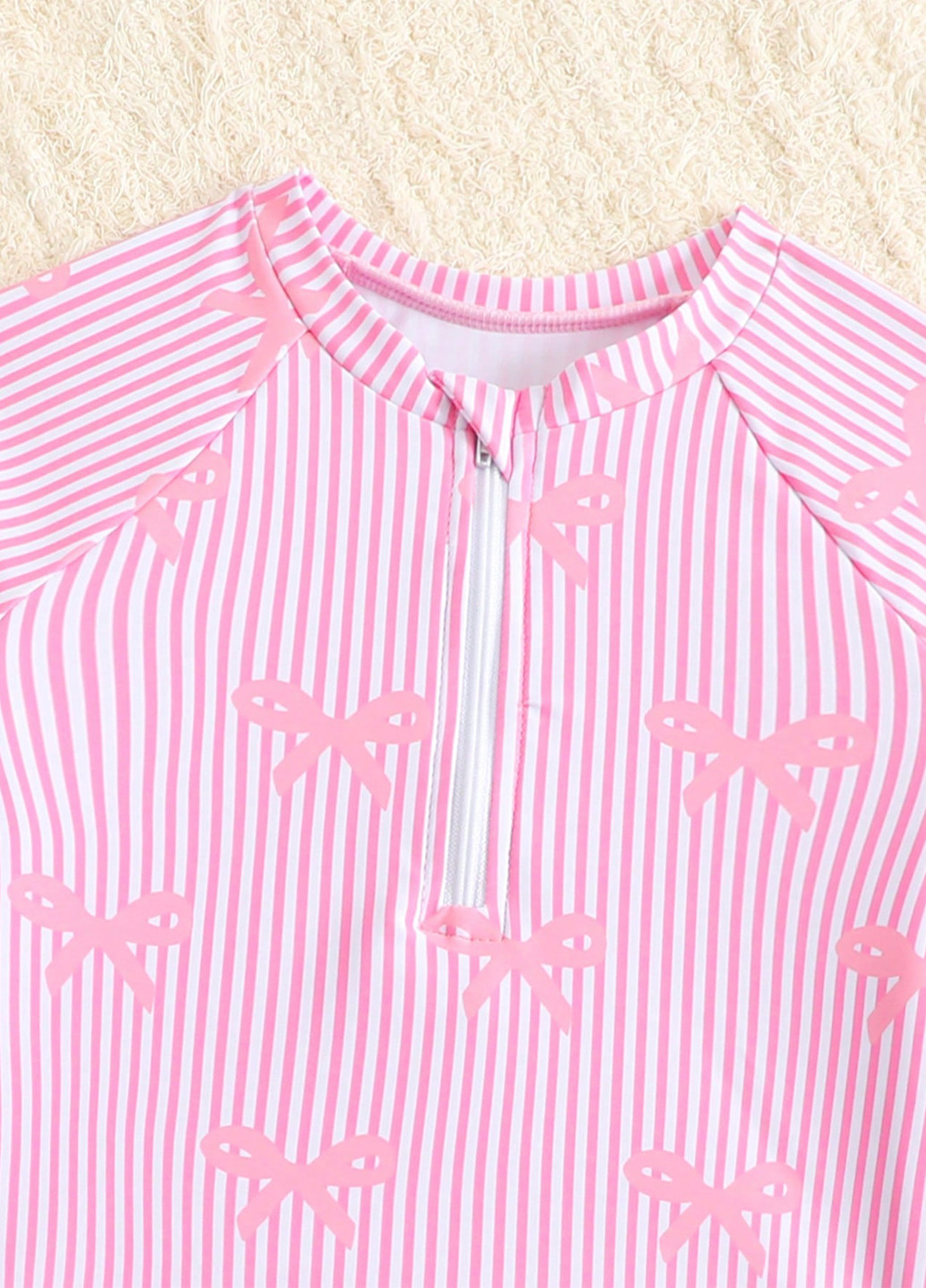 Рожевий літній купальник (ліф, трусики) топ, роздільний SHEIN