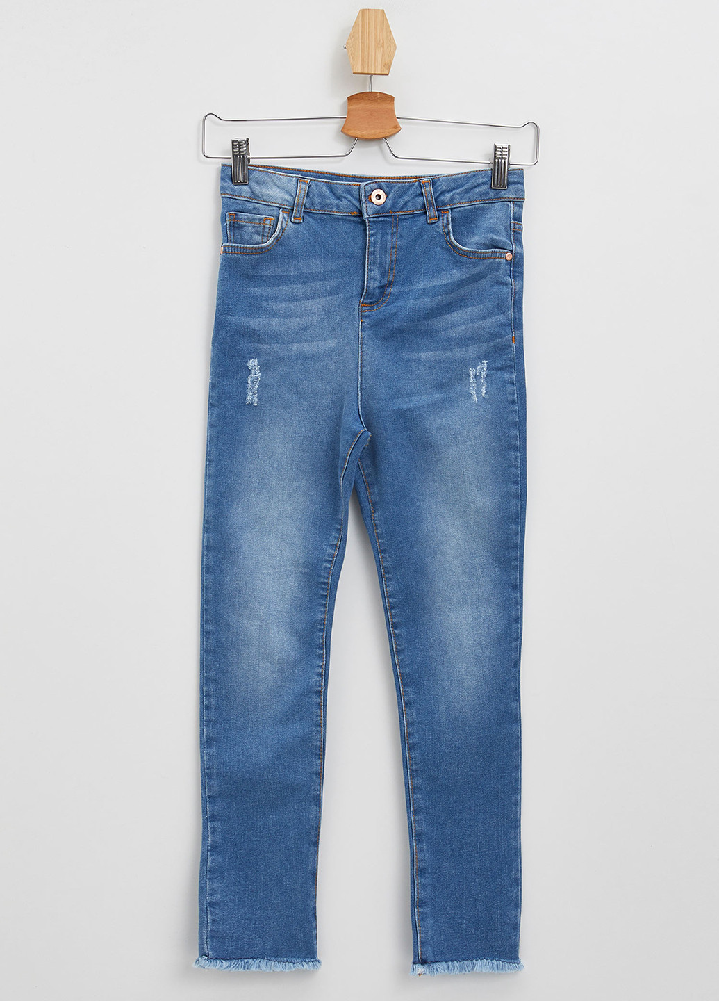 Штани DeFacto світло блакитні джинсові бавовна