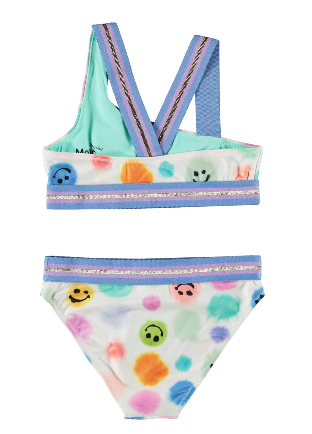 Комбинированный летний купальник (лиф, трусики) топ, раздельный Molo