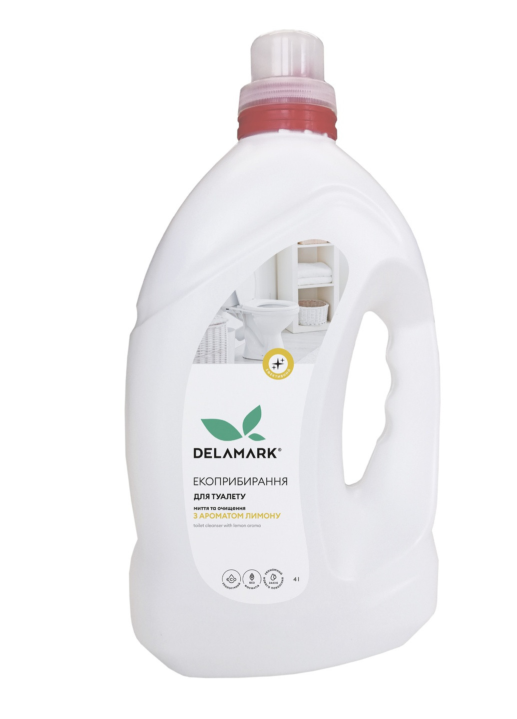 Средство для мытья туалета с ароматом лимона 4 л (4820152332066) DeLaMark (254968644)