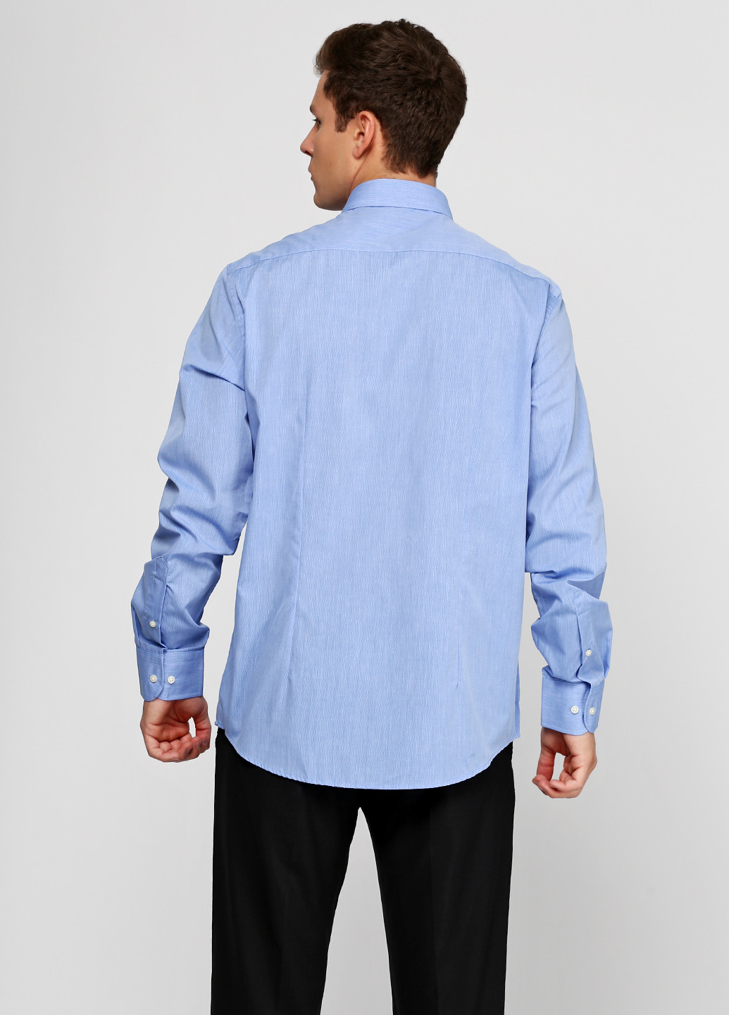 Голубой кэжуал рубашка в полоску OVS с длинным рукавом