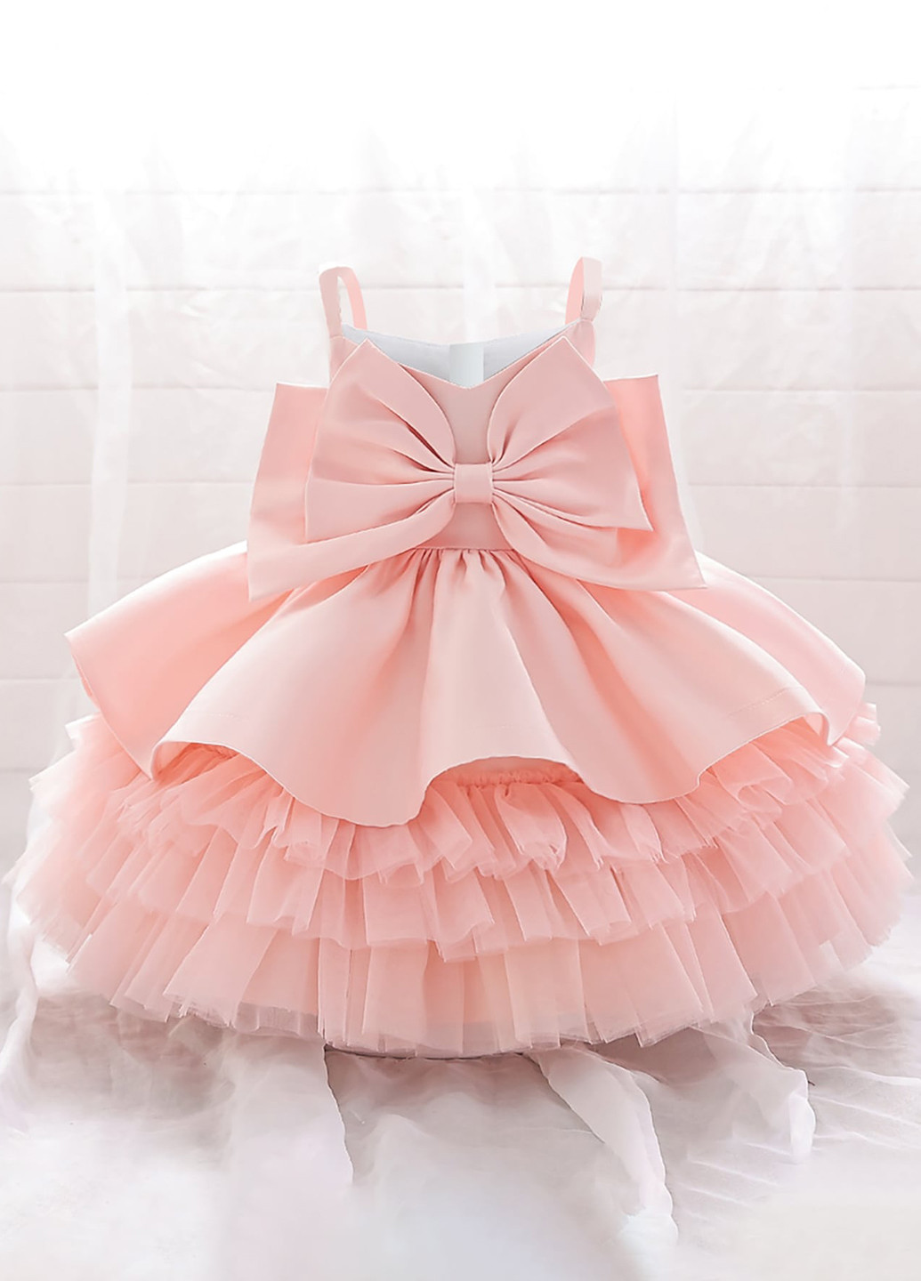 Персиковое платье SHEIN (331624355)