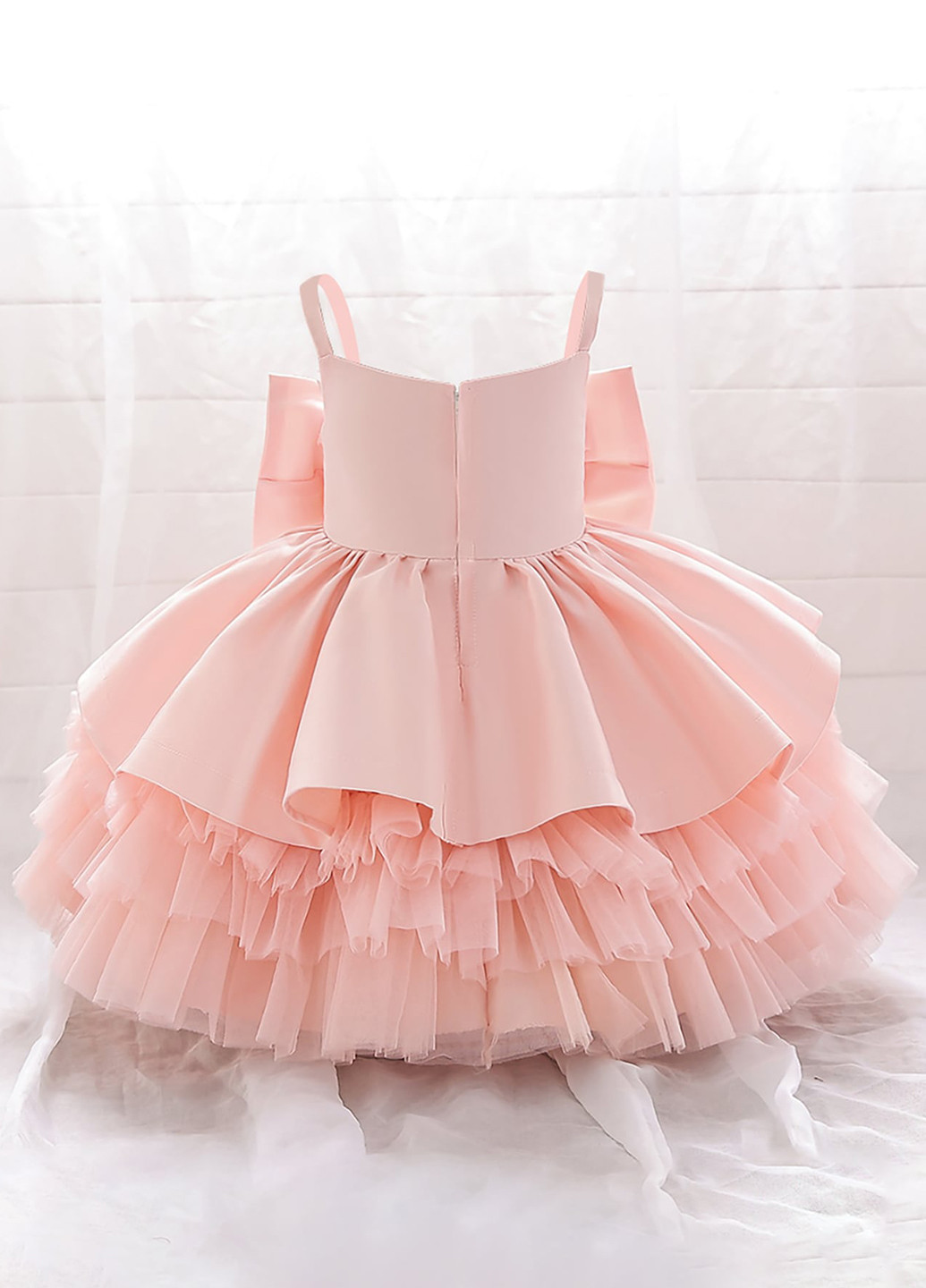 Персиковое платье SHEIN (331624355)