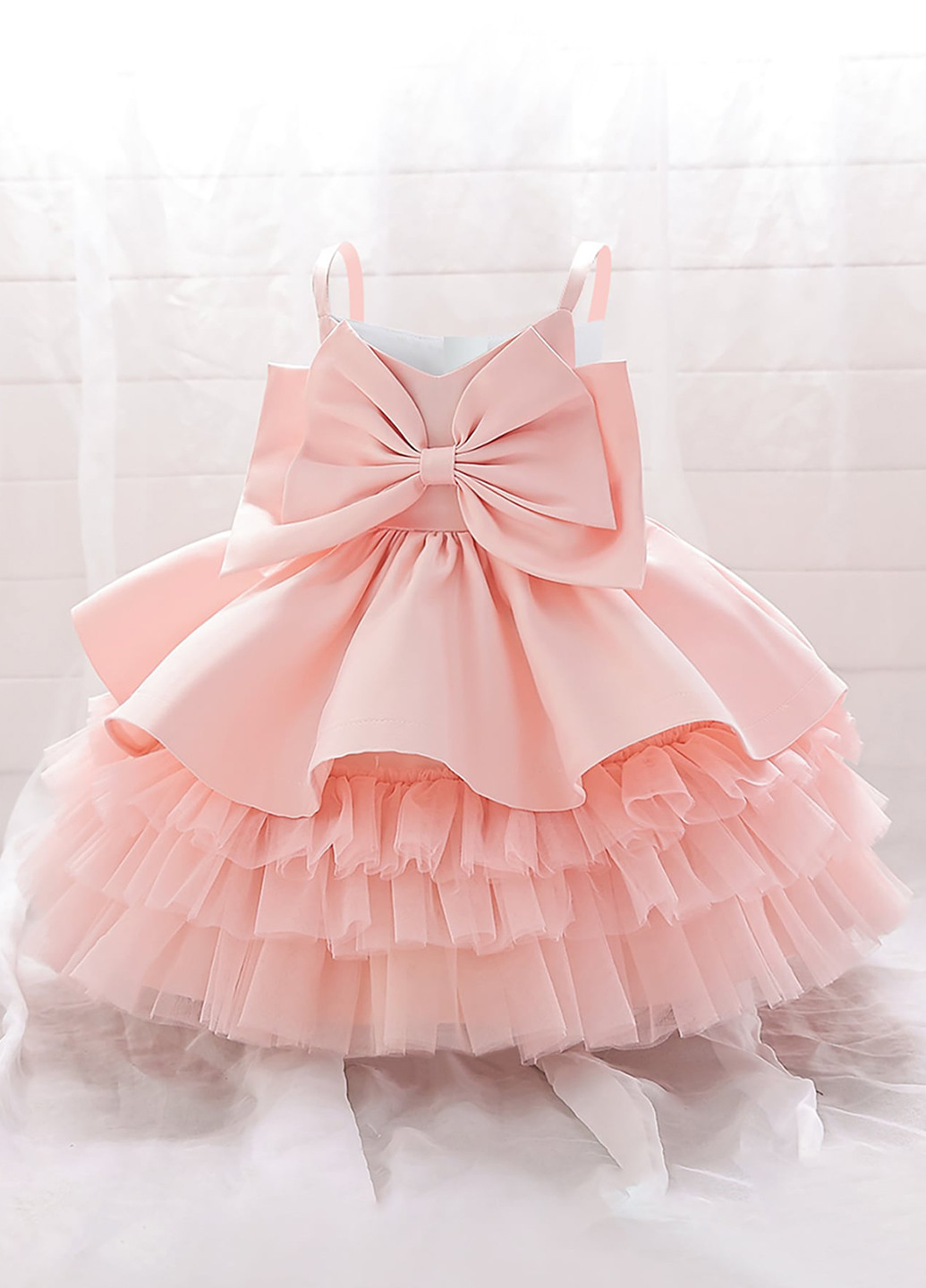 Персиковое платье SHEIN (331624355)