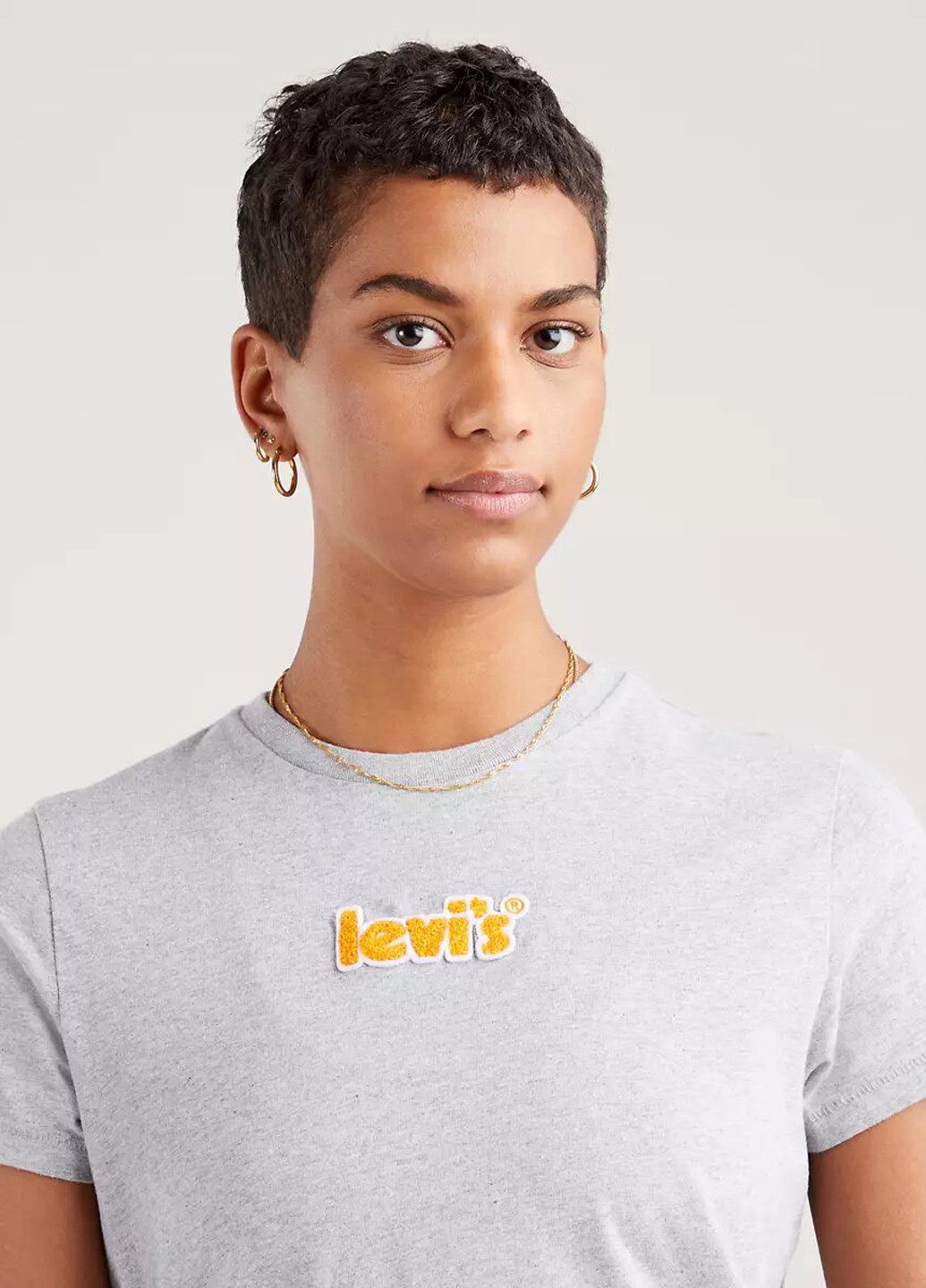 Світло-сіра літня футболка Levi's