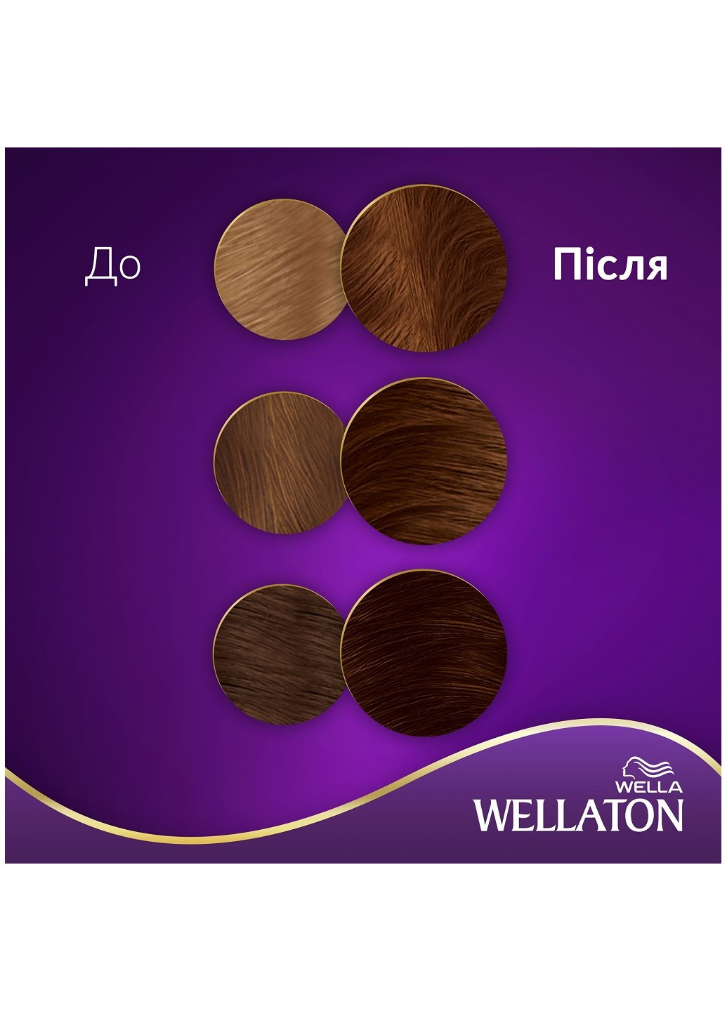 Стойкая кремкраска для волос Какао 5/77 Wellaton - (197835598)