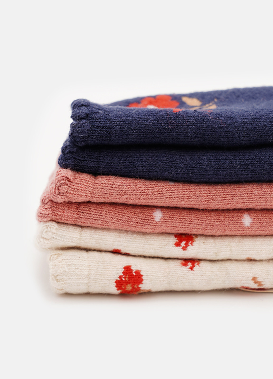 Комбинированные носки (3 пары) C&A цветочные (334161721)