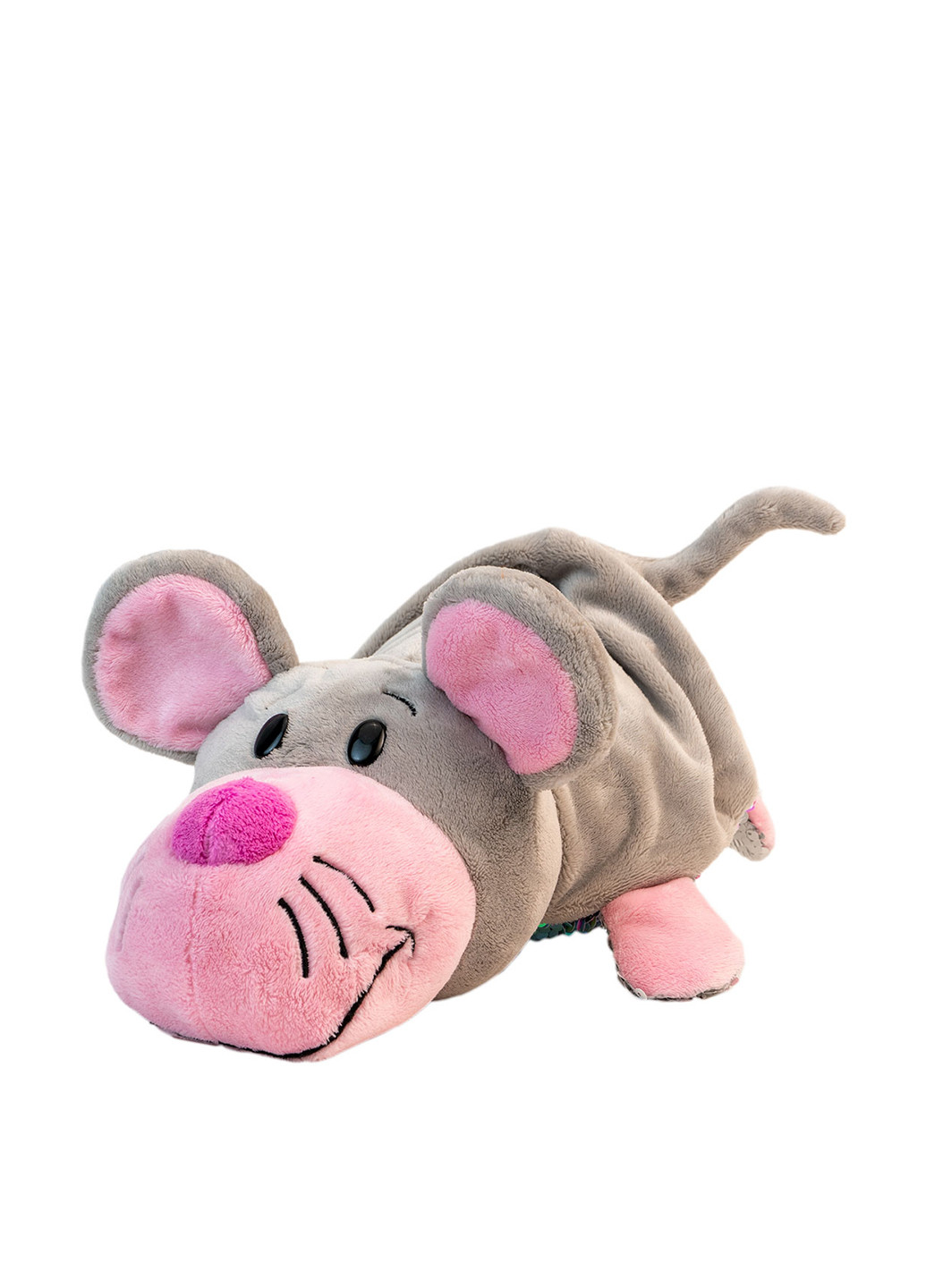М'яка іграшка з паєтками 2 в 1 - - кіт-миша (30 cm) ZooPrяtki (170915626)