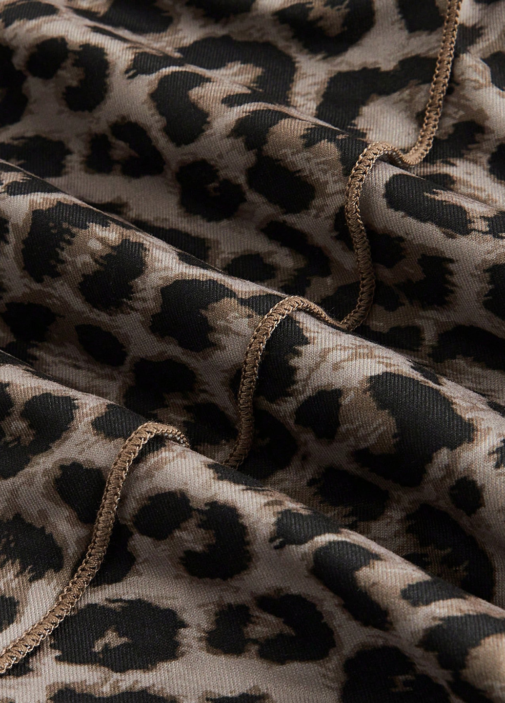 Бежева кежуал сукня кльош SHEIN леопардовий