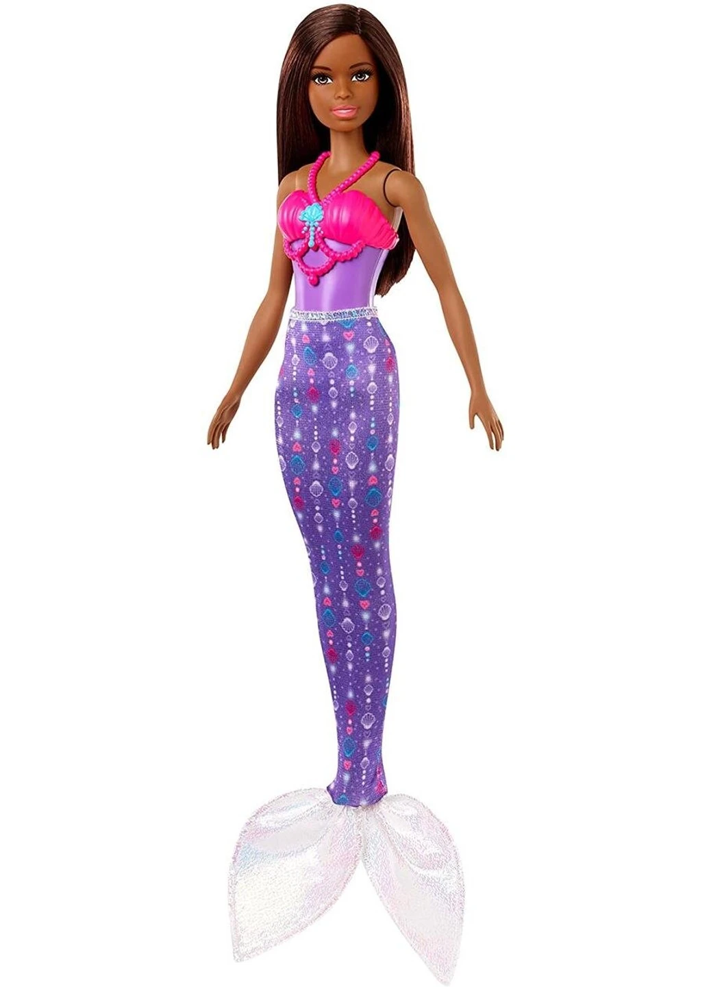 Лялька Barbie Dreamtopia Doll and Fashions Dress Up Gift Set, Brunette Фея Русалка Казкове перетворення (GJK41) Mattel (255665508)