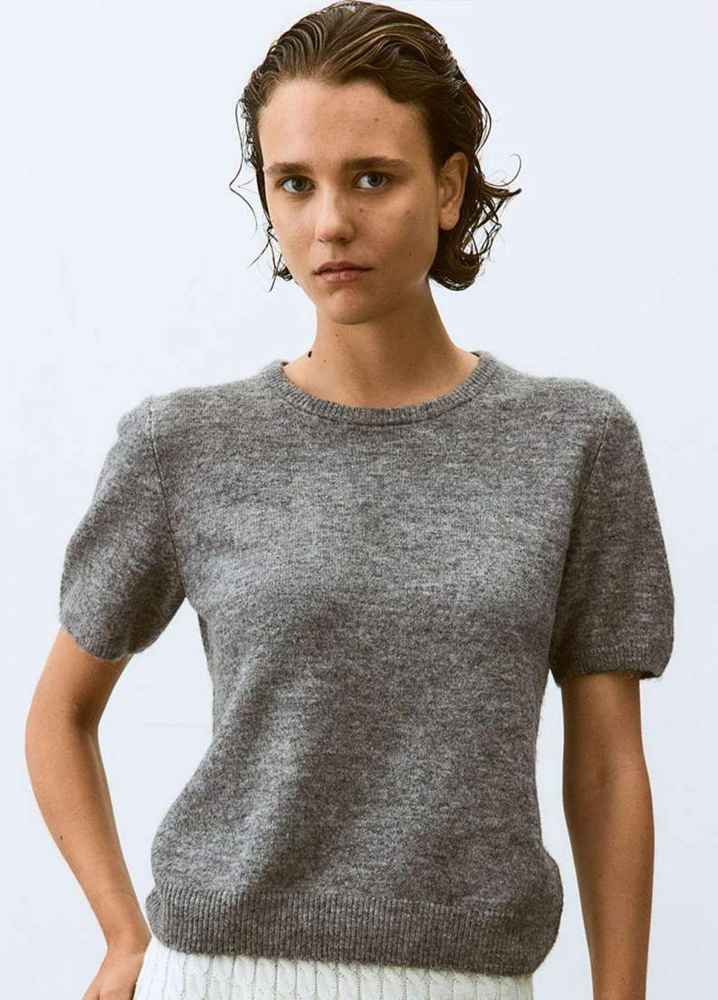 Серый летний джемпер джемпер H&M