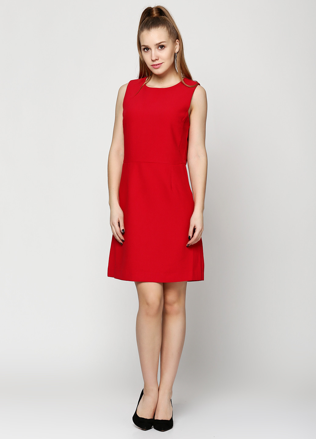 Красное кэжуал платье Axel