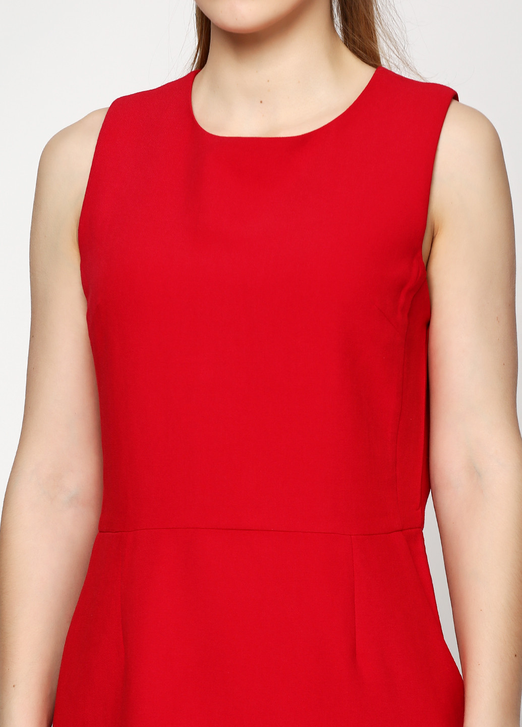 Червона кежуал плаття, сукня з коротким рукавом Axel однотонна