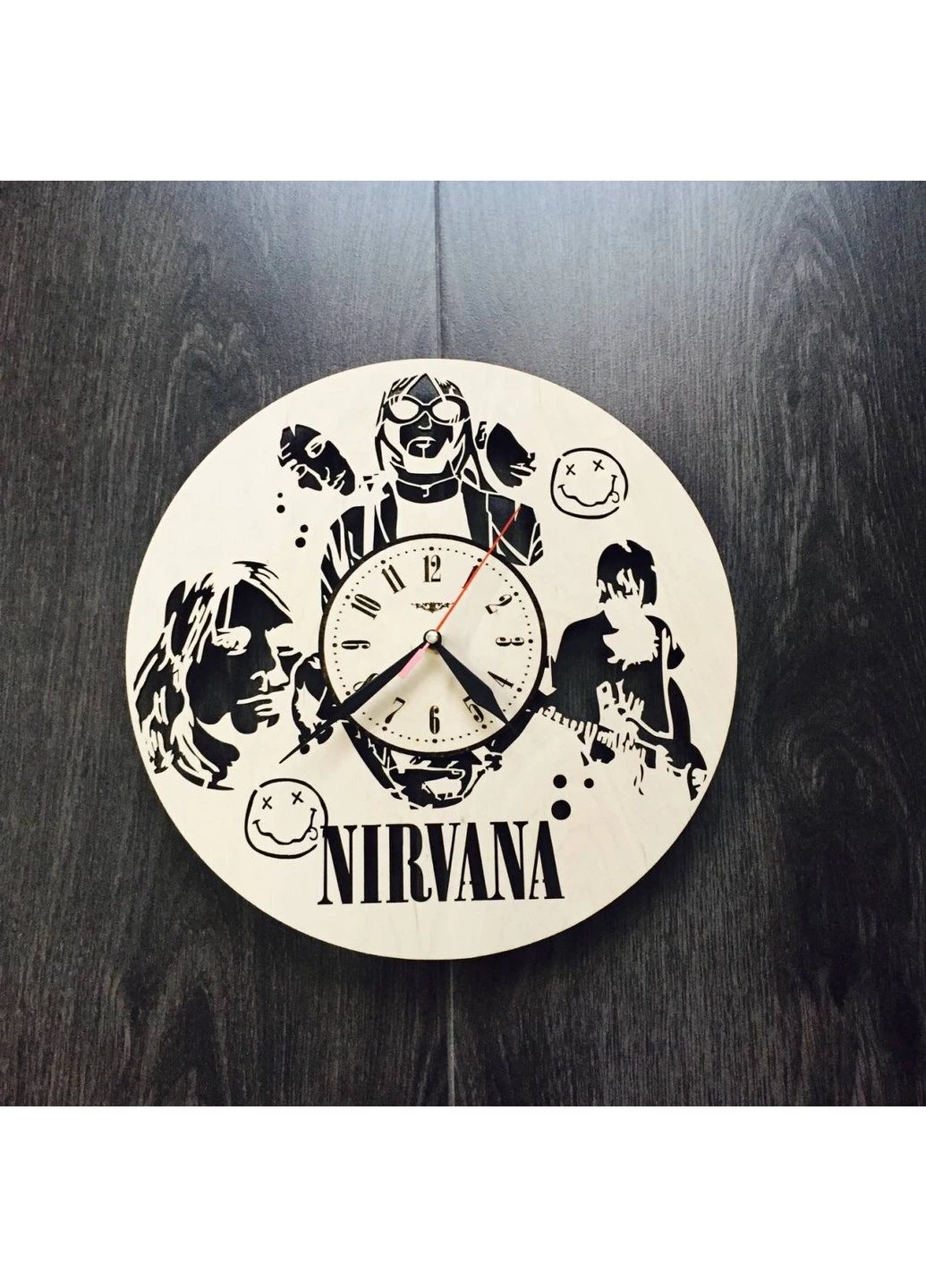 Часы оригинальные из дерева «Nirvana» 7Arts (253566703)