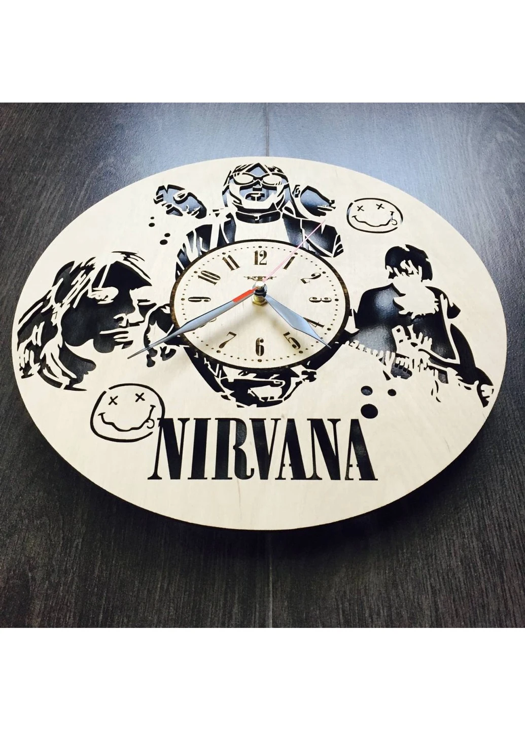 Часы оригинальные из дерева «Nirvana» 7Arts (253566703)