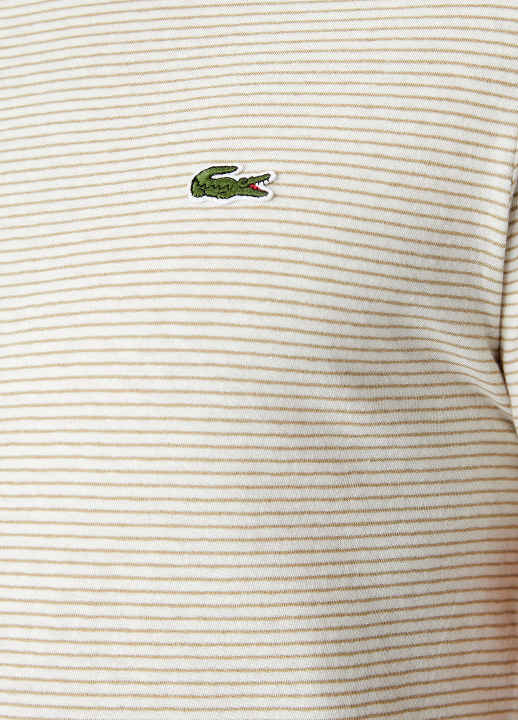 Бежевая футболка Lacoste