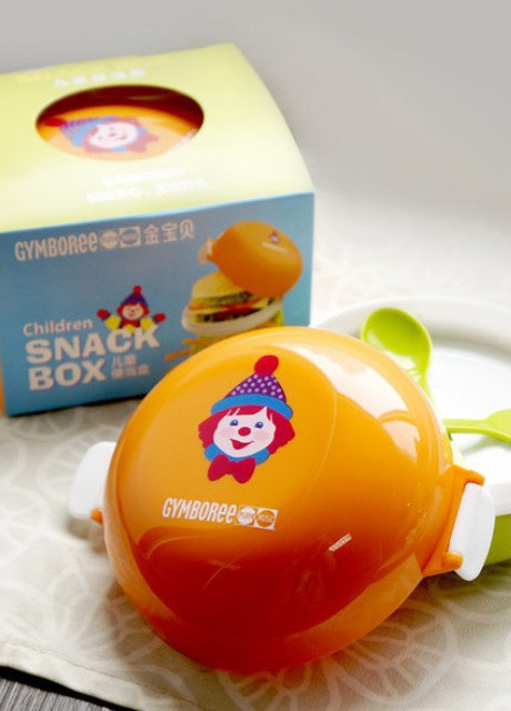 Детский круглый ланч-бокс гамбургер Клоун More (253840444)