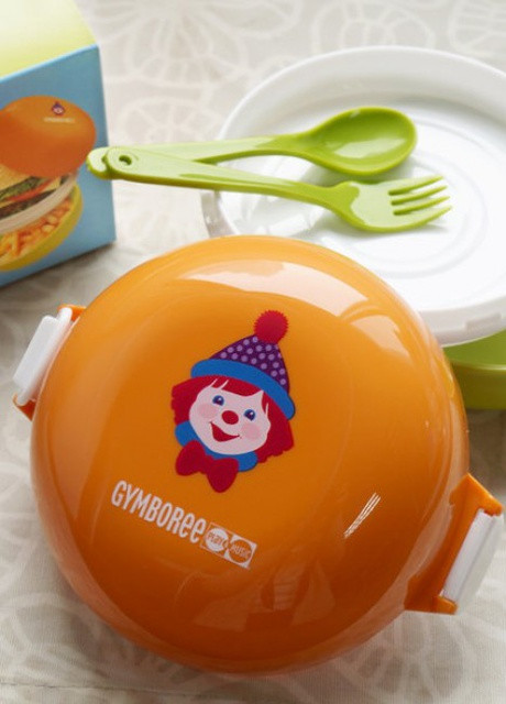 Детский круглый ланч-бокс гамбургер Клоун More (253840444)