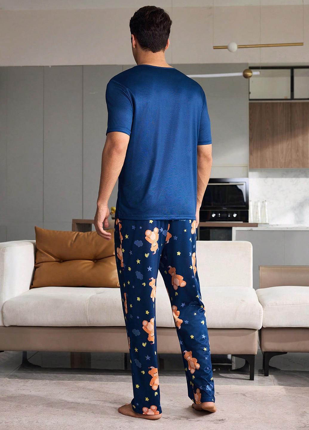 Пижама (футболка, брюки) SHEIN (367195052)