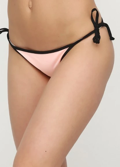 Персиковые купальные трусики однотонные H&M