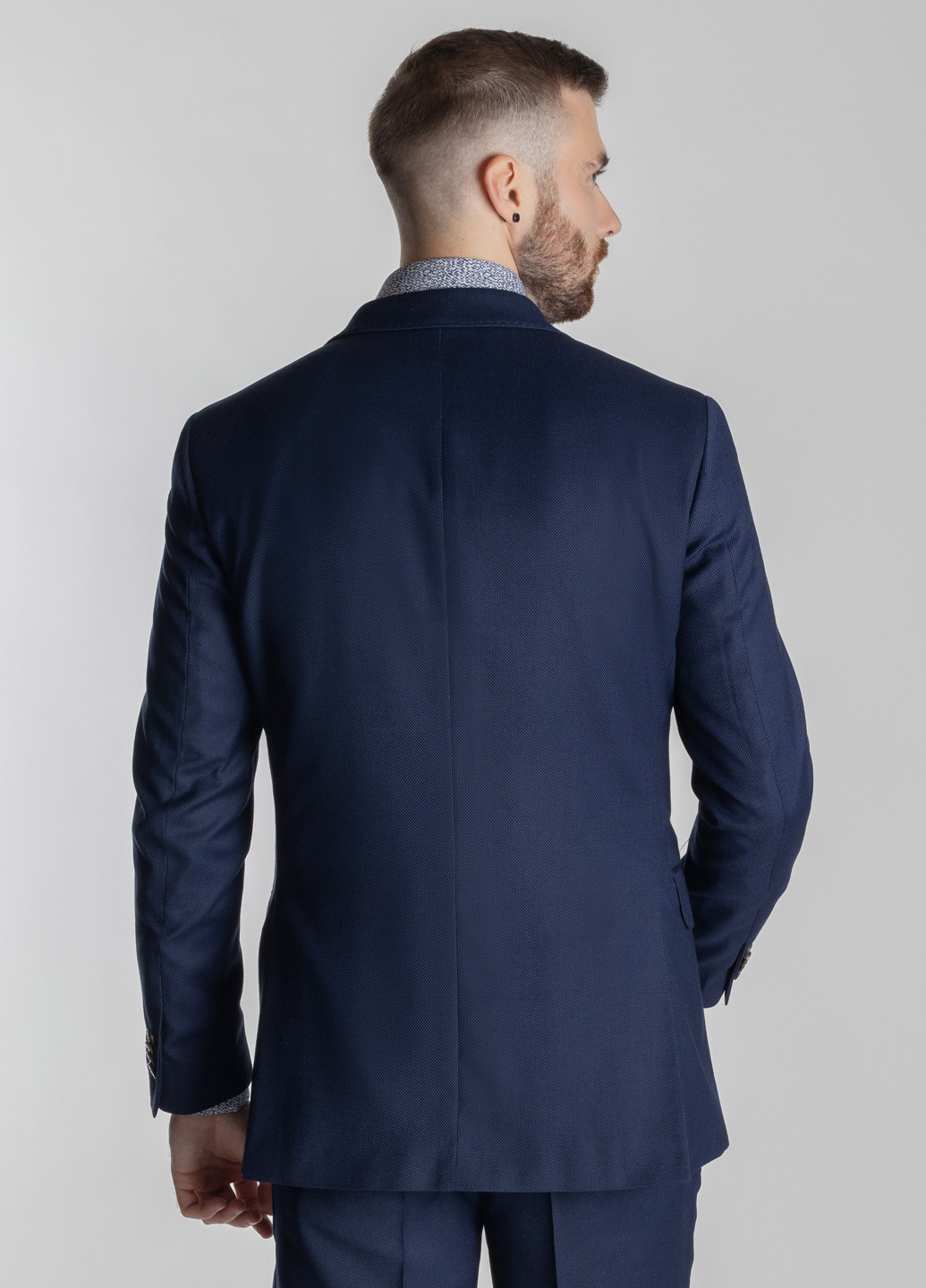 Синий демисезонный костюм мужской Arber Comfort fit 1/Роберт S