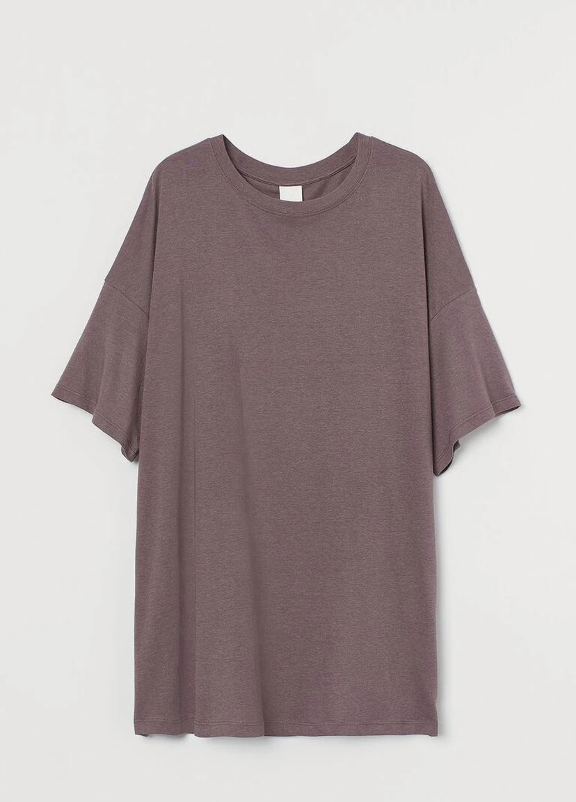 Футболка basic,сіро-коричневий, H&M Basic - (256276330)