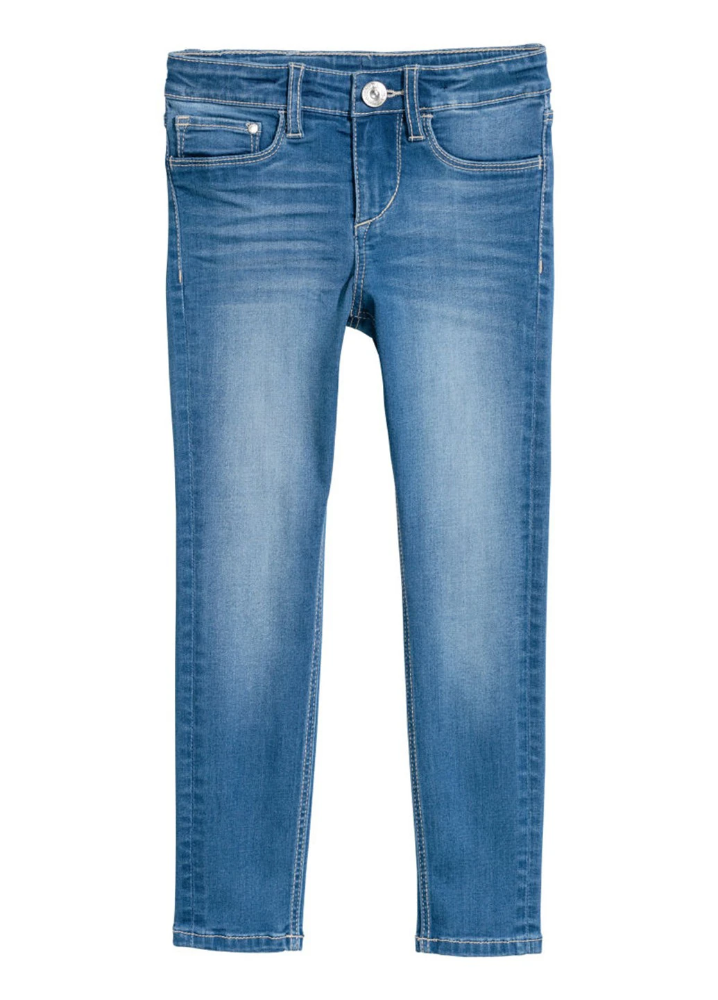 Синие демисезонные джинсы H&M