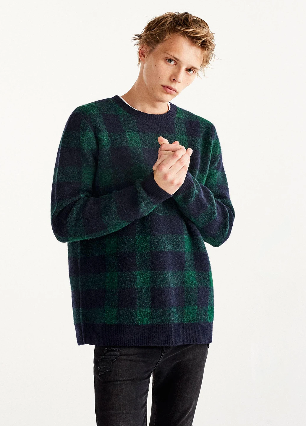 Комбінований демісезонний джемпер джемпер Pull & Bear