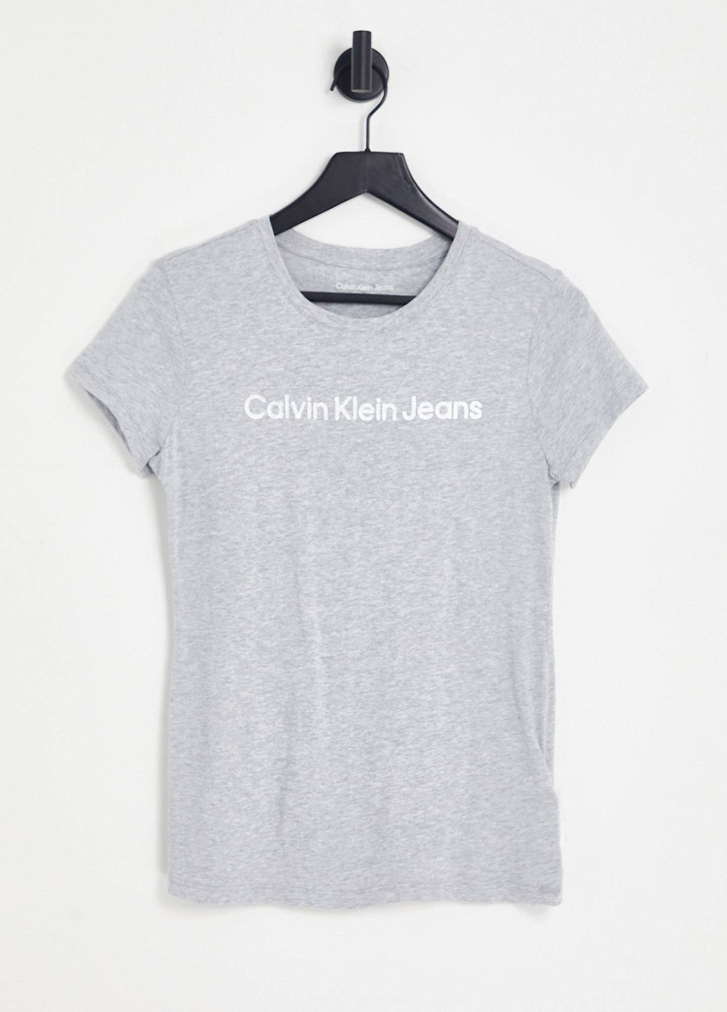 Серая всесезон футболка Calvin Klein