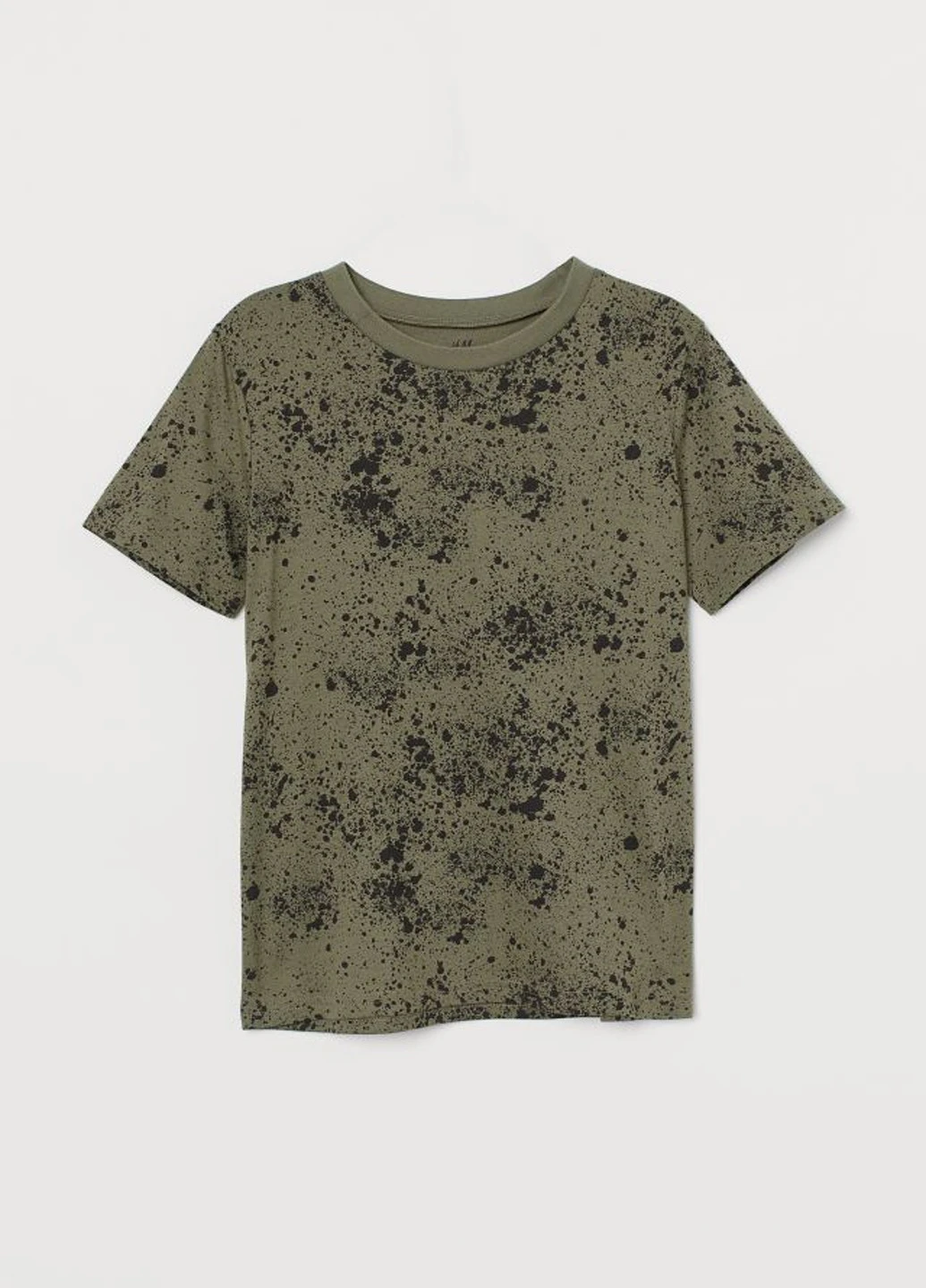 Хакі (оливкова) літня футболка H&M