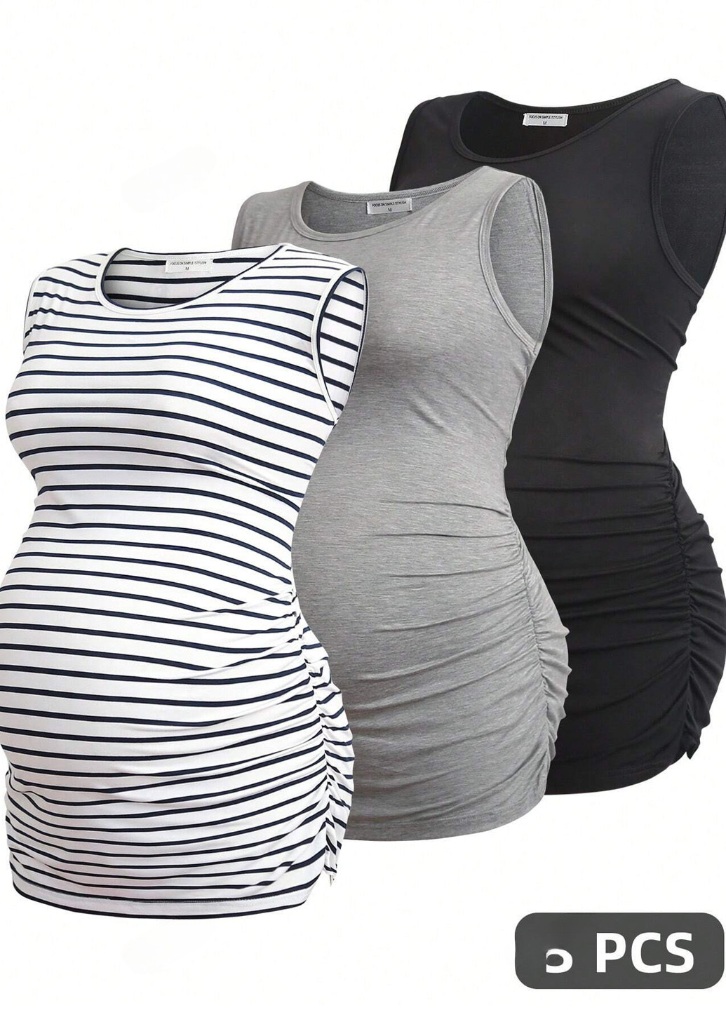 Майка для беременных (3 шт.) SHEIN — 353307943